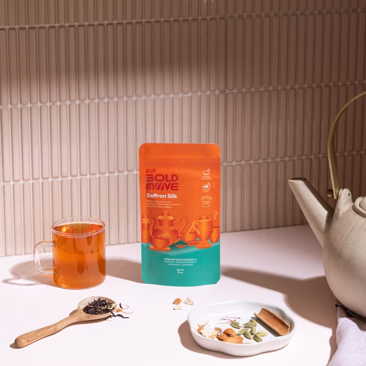 saffron black tea